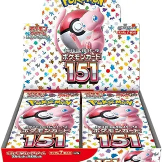 Pokemon 151 Japanese Booster Box Rip and Ship (live stream only)