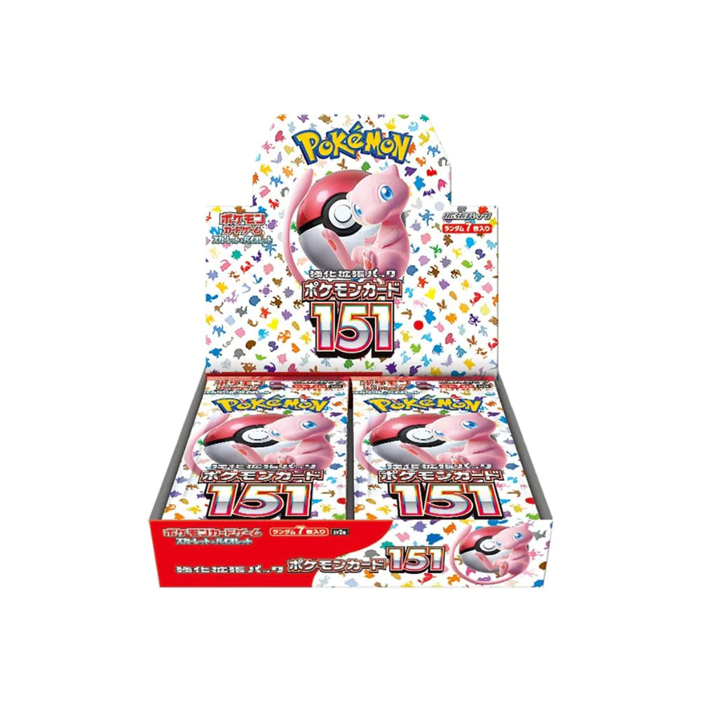 Pokemon 151 Japanese Booster Box SHRINK WRAPPED